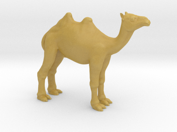 Plastic Camel v1 1:64-S 25mm 3d printed