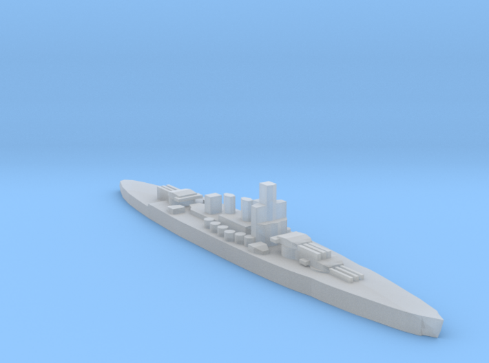 Italian Littorio class battleship 1:4800 WW2 3d printed