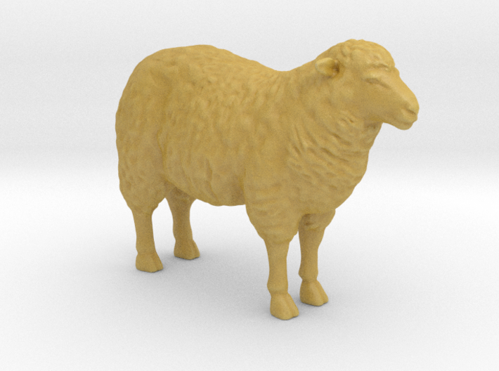 Plastic Sheep v1 1:64-S 25mm 3d printed 