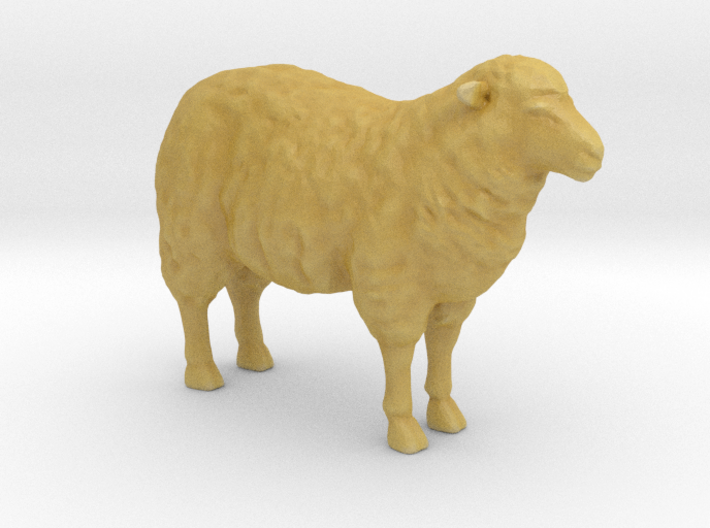 Plastic Sheep v1 1:48-O 3d printed