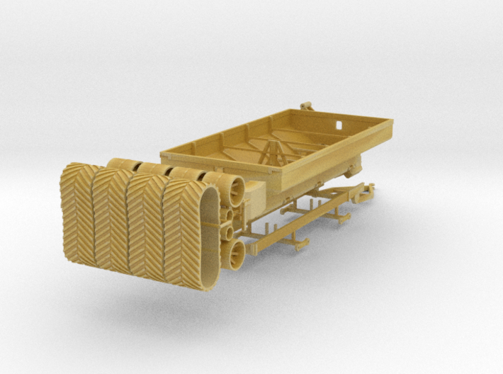 1/64 Grain Cart 2 axle with tracks 3d printed