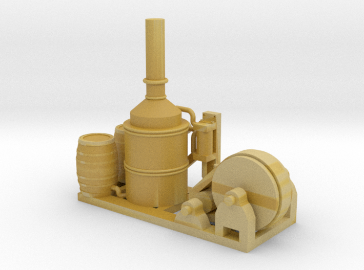Steam Donkey - N 160:1 Scale 3d printed 