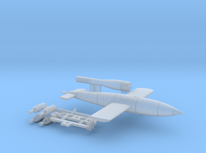 055A JB-2 Loon and Trolley 1/144 3d printed