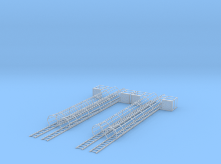 1/64 Ladder and Cage 30' 2 Sets 3d printed