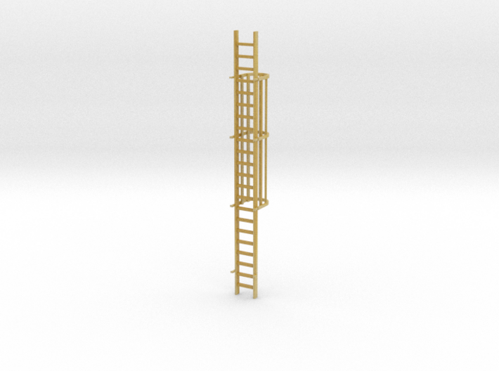 'S Scale' - 20 Ft. Caged Ladder 3d printed 