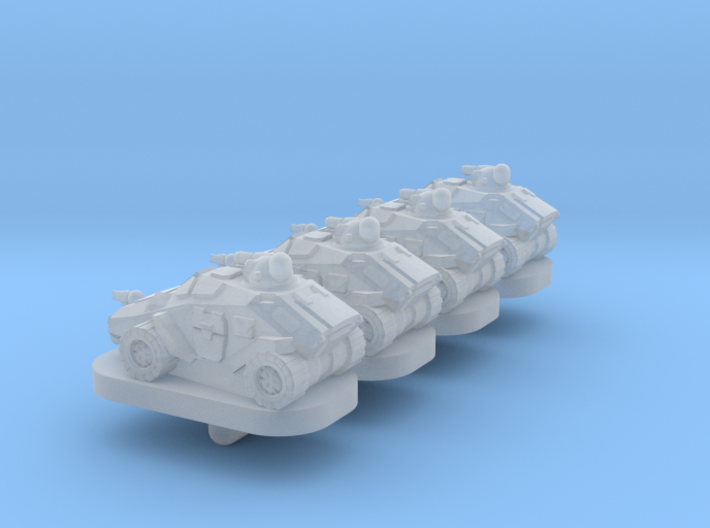 Brumby Light Wheeled Armor - 3mm 3d printed