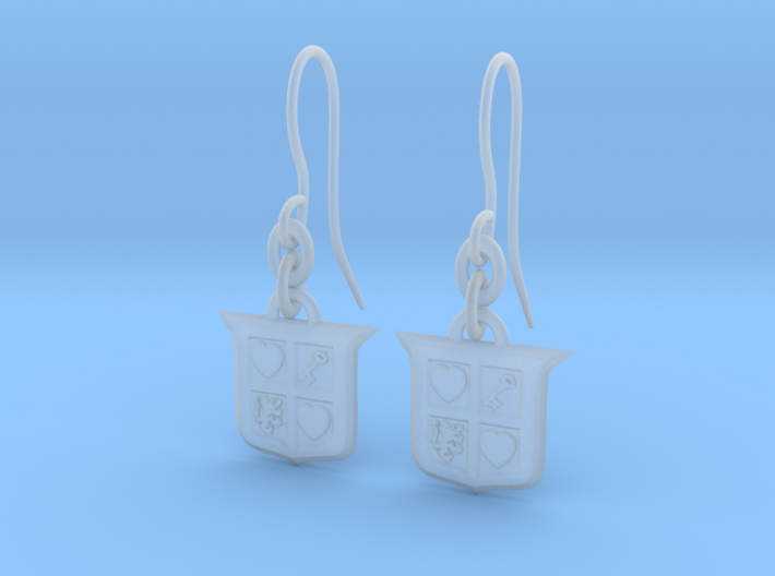 Legend of Zelda Inspired Earrings With Hooks 3d printed