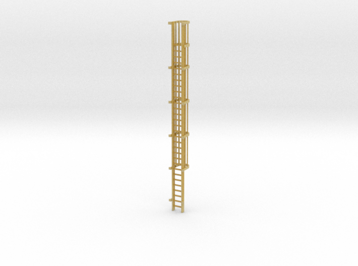 'S Scale' - 30' Caged Ladder Ladder to Top 3d printed
