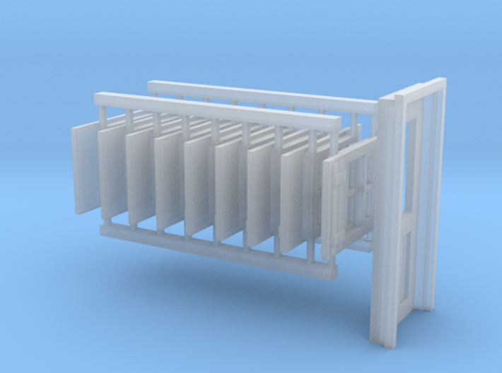 'HO Scale' - Shed - Windows and Door 3d printed