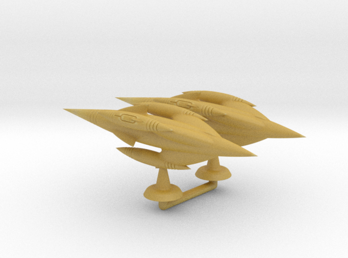 Gabriel Class Starship - 1:20000 3d printed