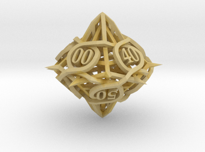 Thorn d10 Decader Ornament 3d printed