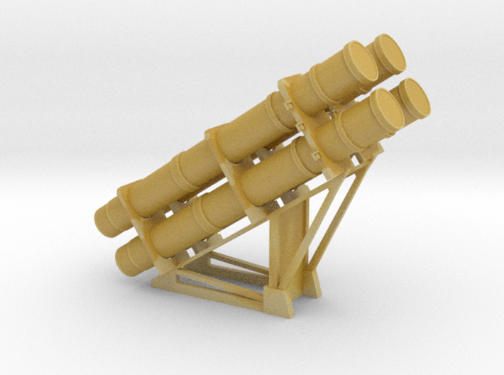 1:96 scale Harpoon Launcher - loaded 3d printed 