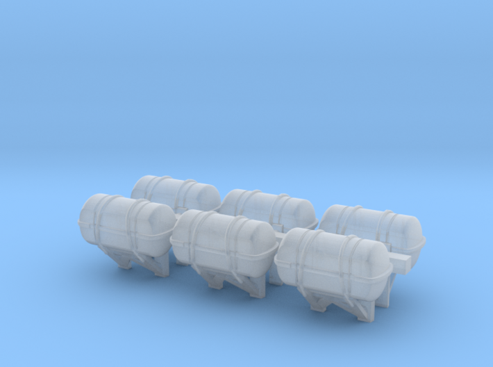 1:200 scale LifeBoat Canister - Wall 3d printed