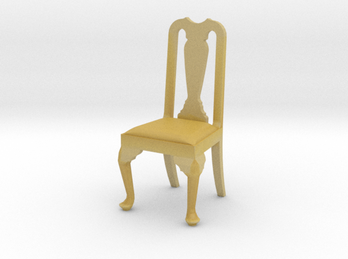 1:48 Queen Anne Chair 3d printed 