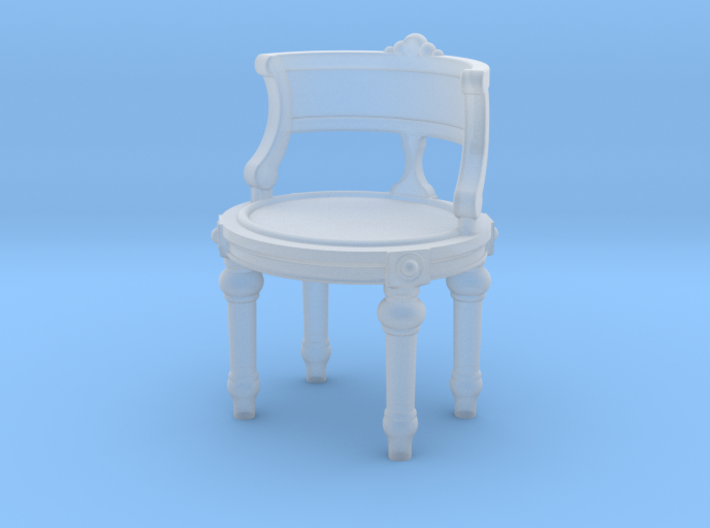 1:24 Vanity Chair 3d printed