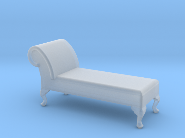1:48 Queen Anne Chaise (No Back) 3d printed
