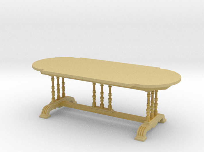 1:48 Old English Oval Table 3d printed 