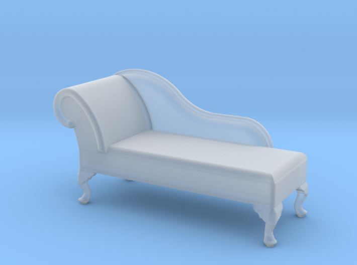 1:48 Queen Anne Chaise (Right-Facing) 3d printed
