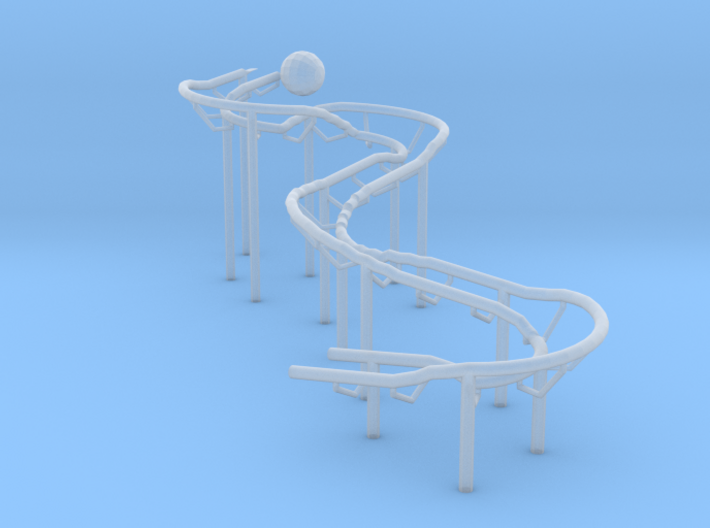 Very Small RBS Rolling Ball Sculpture Marble Run 3d printed