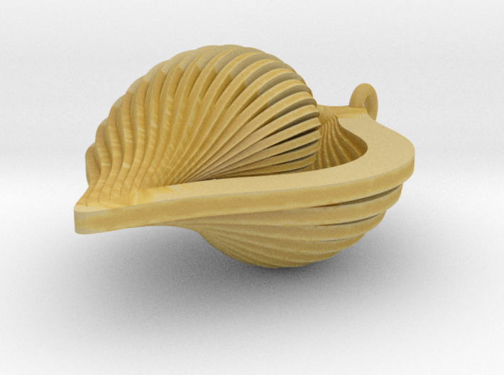 Shell Ornament 2 3d printed