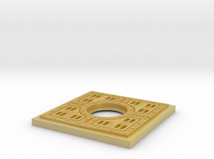 Floor Tile Manhole 3d printed 