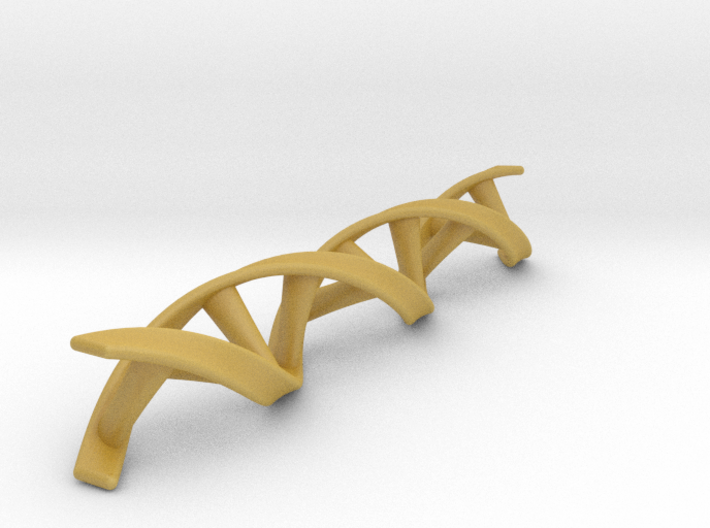 DNA double helix 3d printed