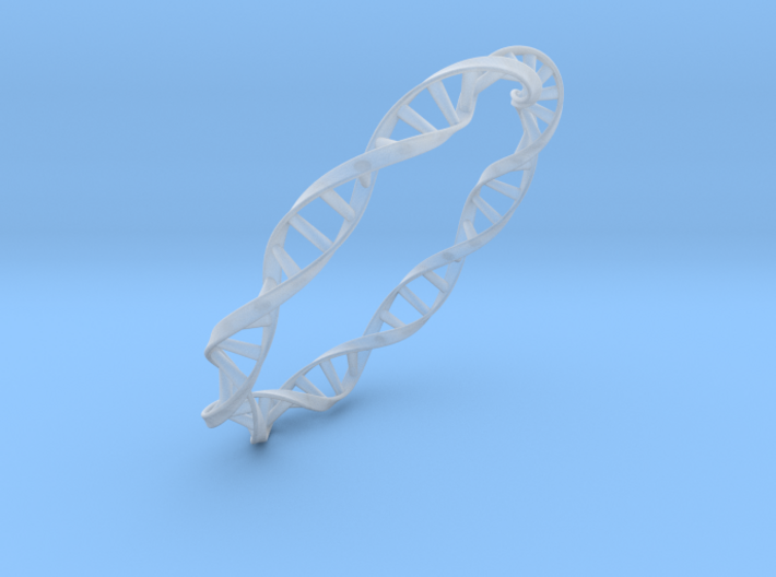DNA Moebius bracelet (large) 3d printed