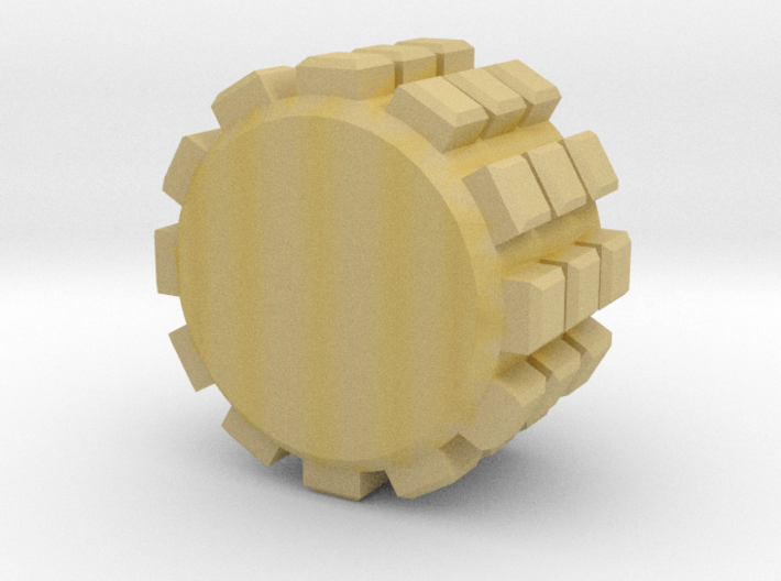 15mm Armored Tire (Large) 3d printed 