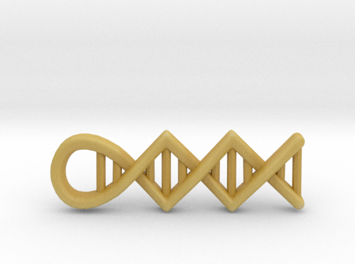 DNA pendant 3d printed