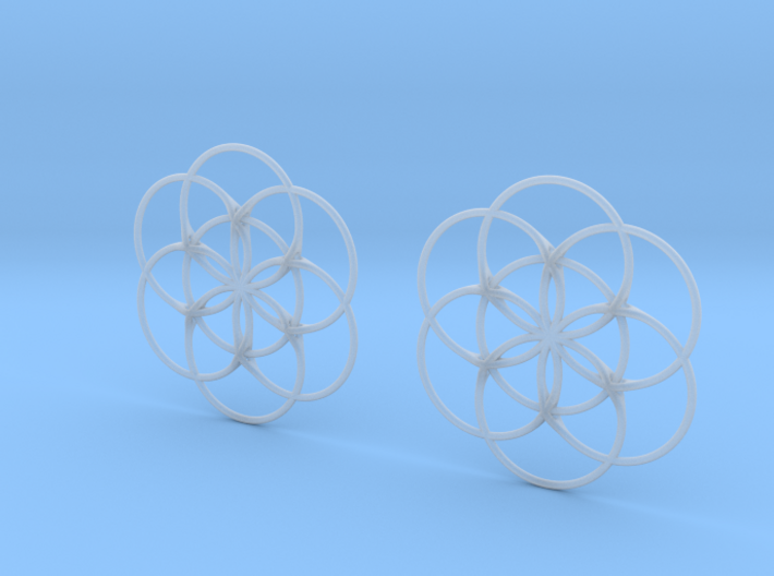 Flower of Life Charm 3d printed