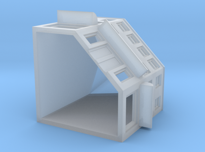 High Street Corner Shop (with Blinds) 3d printed