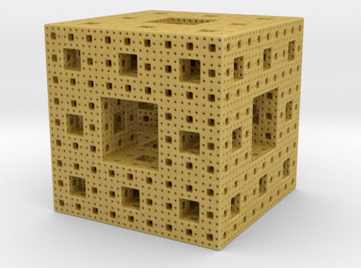 Menger cube 3d printed