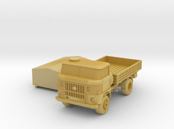 W50 Pritsche+Plane /flat bed+canvas (1:200) 3d printed 