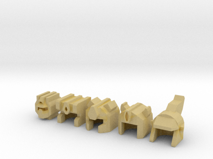 Robohelmets: Dinobuddies 3d printed