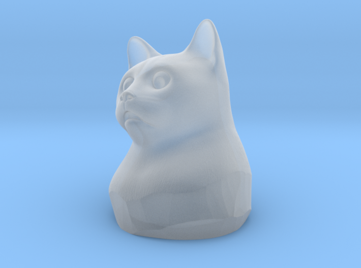 Cat Gasp (5 cm/2 inch) 3d printed