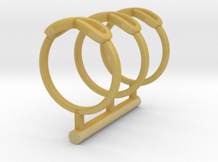 Infinity 3 Ring FUD Models 3d printed 