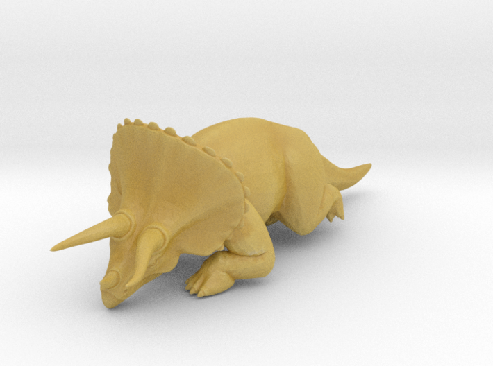 Jurassic Park RR: Triceratops (sedated) N Scale 3d printed 
