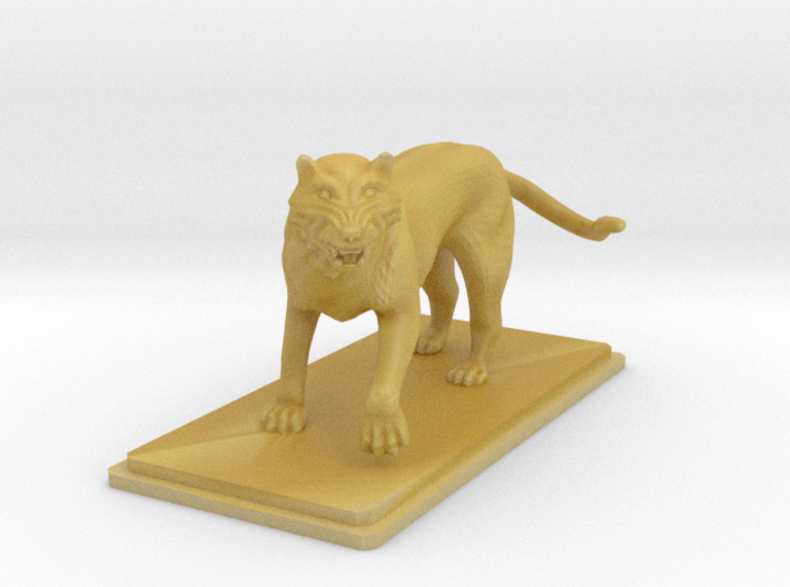 Tiger figure 3d printed 
