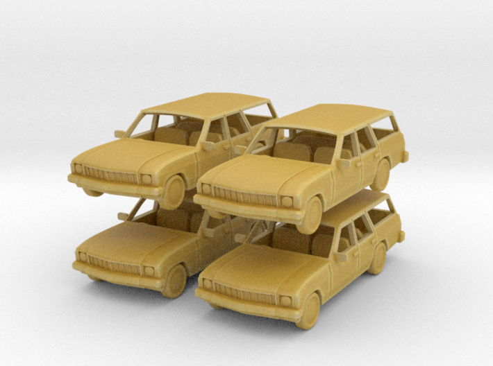 70s hx holden stationwagon 1:120 3d printed