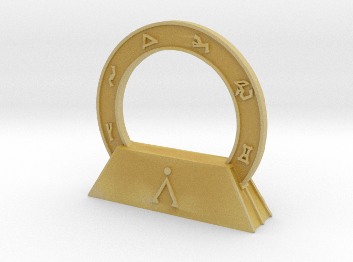 Abydos Stargate with Orion Nebula 3d printed
