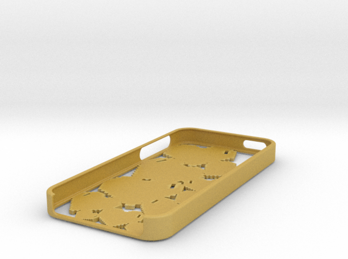 Pixel Heart iPhone 5 Case 3d printed