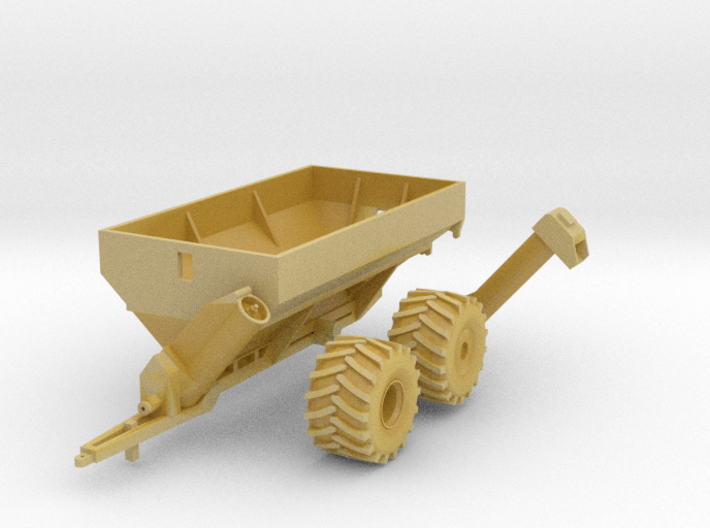 1:160 N Scale Kinze Grain Cart w/ Flotation Tires 3d printed 
