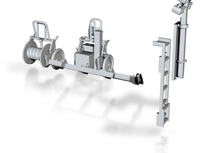 Zubehör HLF: Haspeln, Heckleiter, Lima V4.0 3d printed