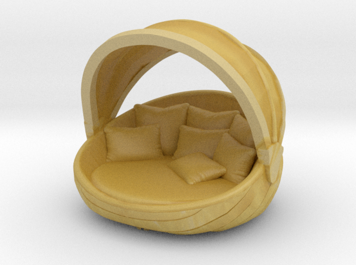 Chaise-lounge - 1/2&quot; Model 3d printed