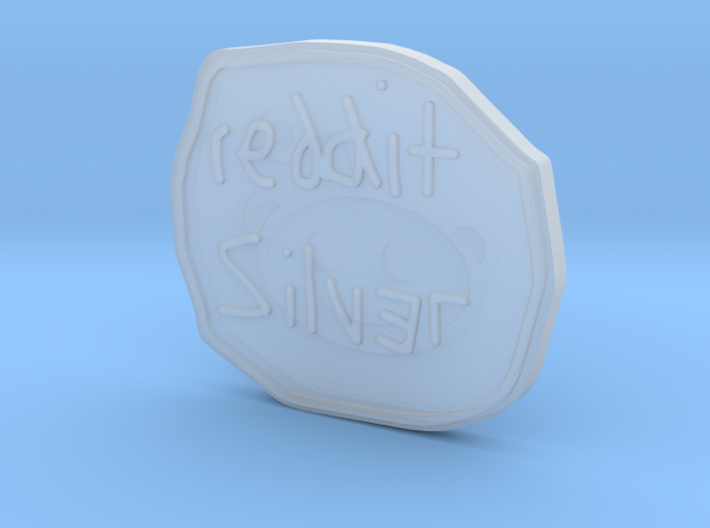 Reddit Silver Coin 3d printed