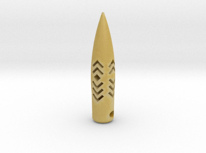 HOG Tooth style Pendant .50 Cal BMG 3d printed