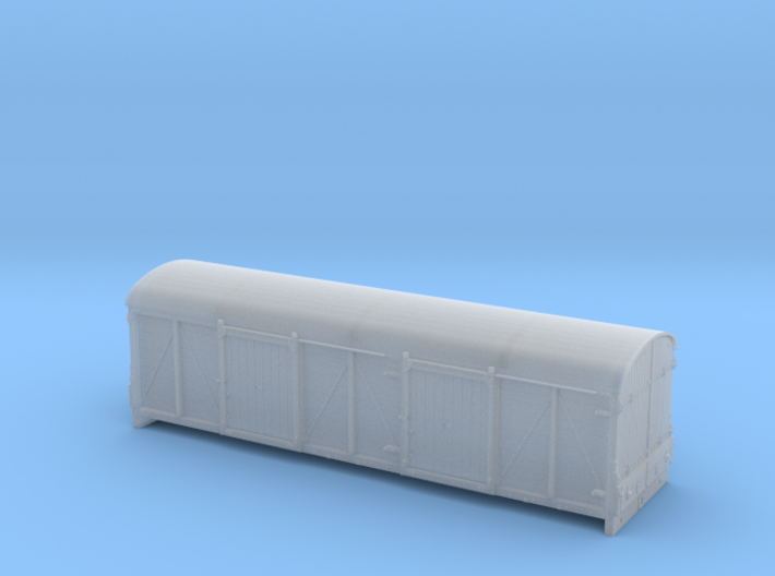 LMS 6wheel Covered Carriage Truck body - 4mm scale 3d printed