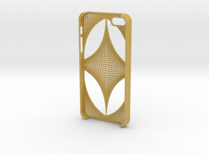 iPhone 5 case - thatch pattern 3d printed
