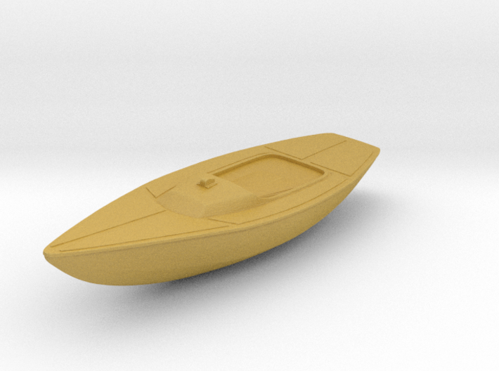 N scale sailing boat 3d printed 
