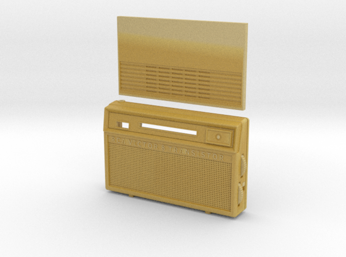 1/6 scale 1960's style RCA 8 Transistor Radio  3d printed 